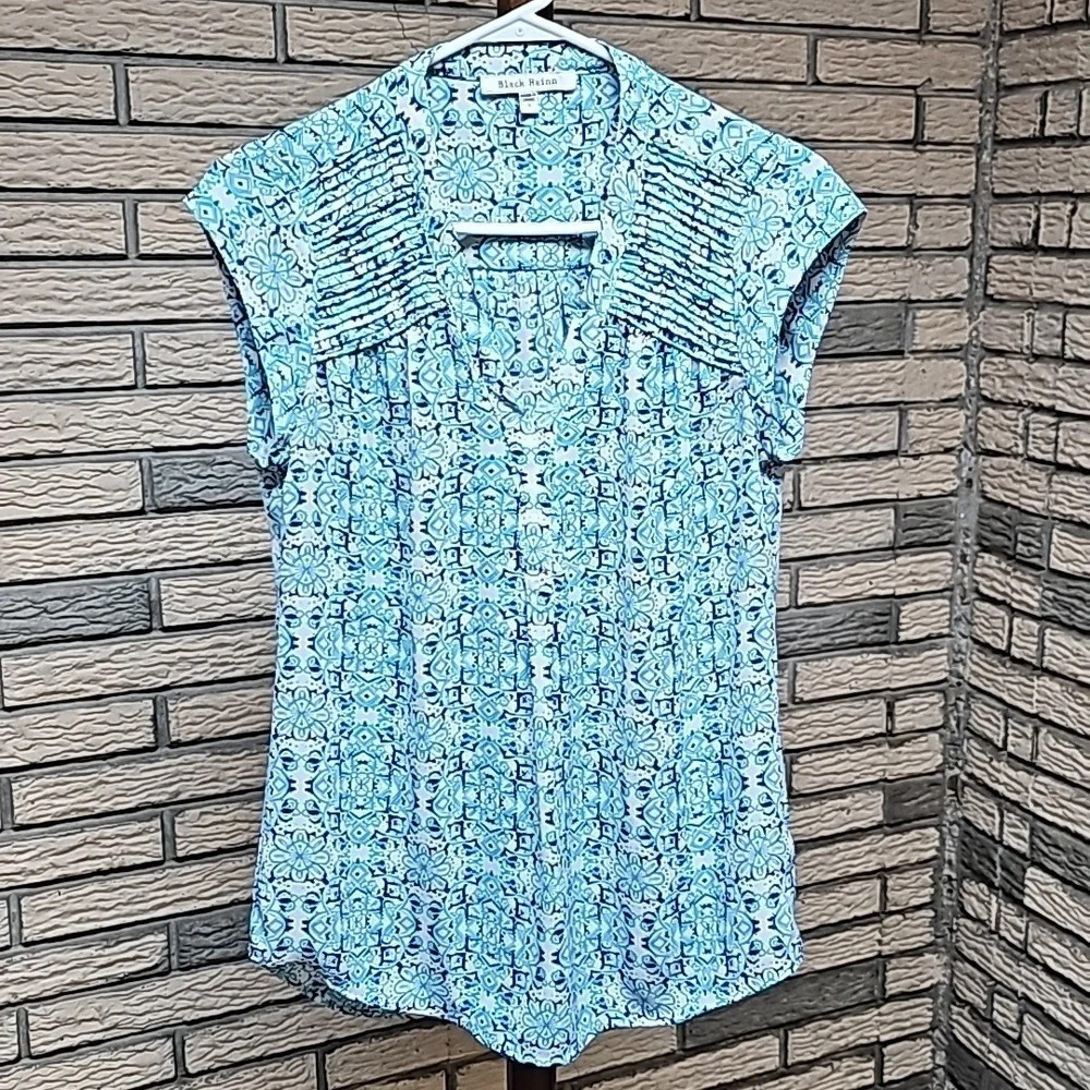 Black Rainn Sleeveless Top Sz S